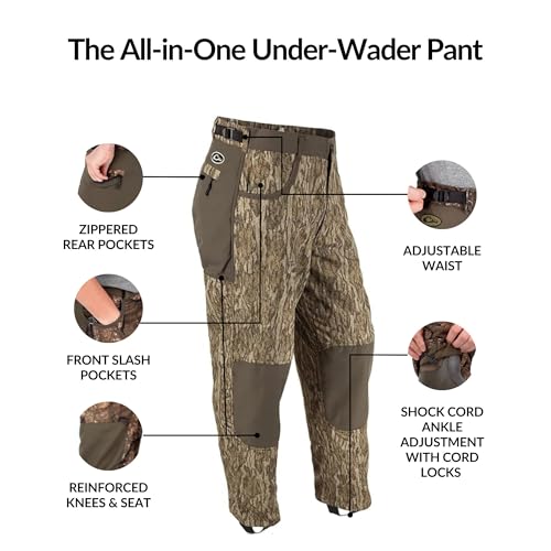 Drake Waterfowl DW1582 Vêtements de Chasse Camouflage Homme Résistant aux Intempéries Étanchéité Supérieure pour Chasse 