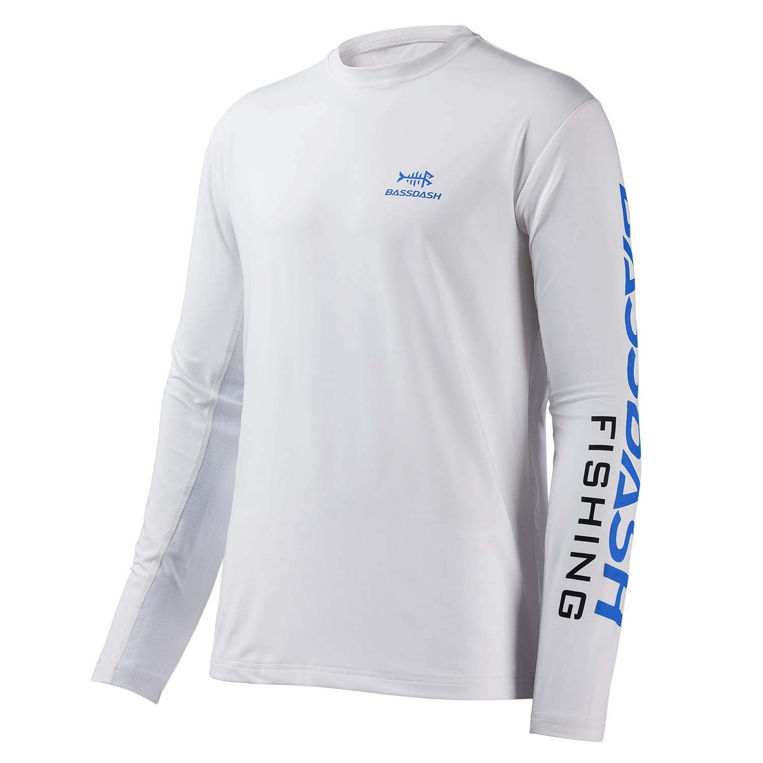 Bassdash T-Shirts de pêche pour Hommes - Protection UV UPF 50+ - T-Shirt à Manches Longues Certifié Global Recycled & OE