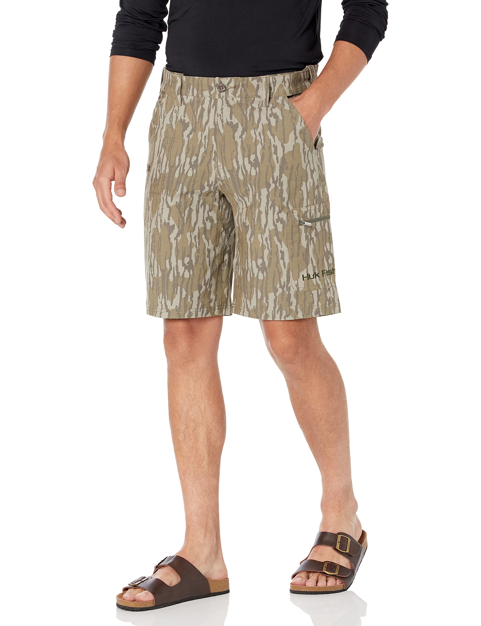 Short de Pêche HUK Next Level - Performant à Séchage Rapide - Homme